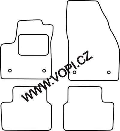 Autokoberce Opel Meriva 05/2010 - Colorfit Fun (3460)